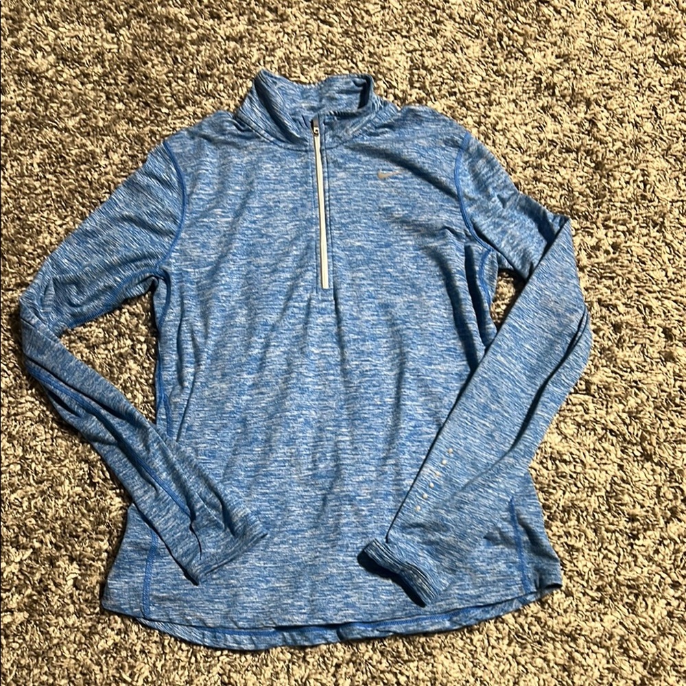 Nike Blue Quarter-Zip Pullover